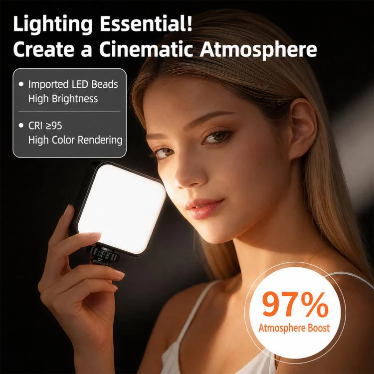 Desiontal iReal-X2 Portable RGB Photography Light (White) - Image 12