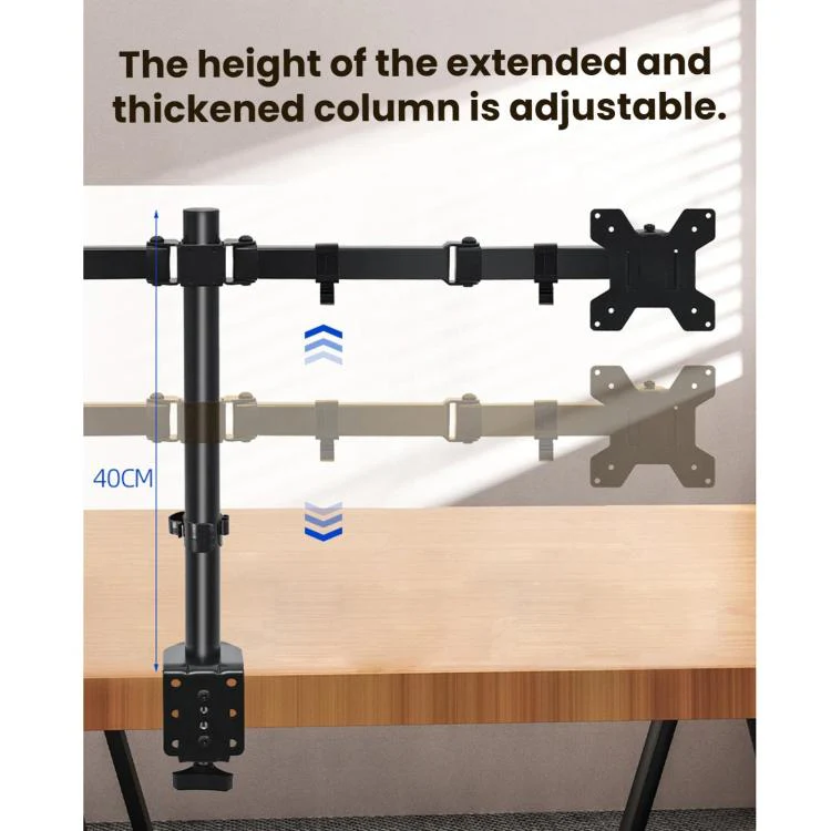 Desk Clamp Style Multi-Angle Rotating Laptop Screen Stand With Height Adjustment(ZX-MT022) - Image 6