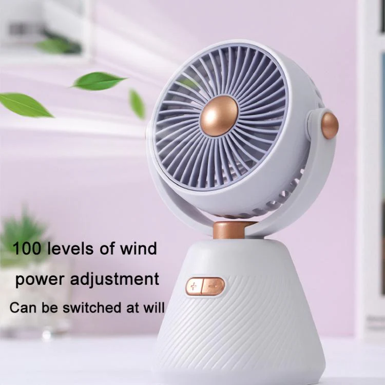 Desktop 100-speed Mini Student Bedroom Fan Portable USB Rechargeable Desktop Small Fan(Green) - Image 8