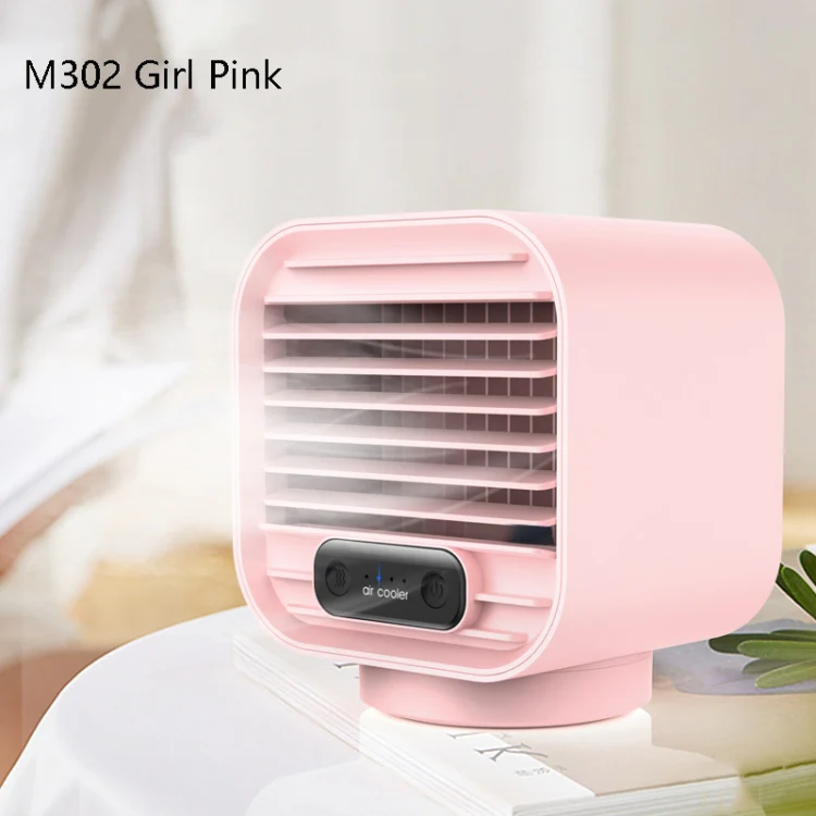 Desktop Cooling Fan USB Portable Office Cold Air Conditioning Fan, Colour: M302 Girl Pink - Image 2
