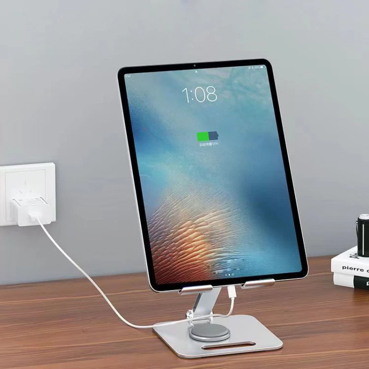 Desktop Stable Adjustable Folding Rotating Aluminum Alloy Bracket - Image 4