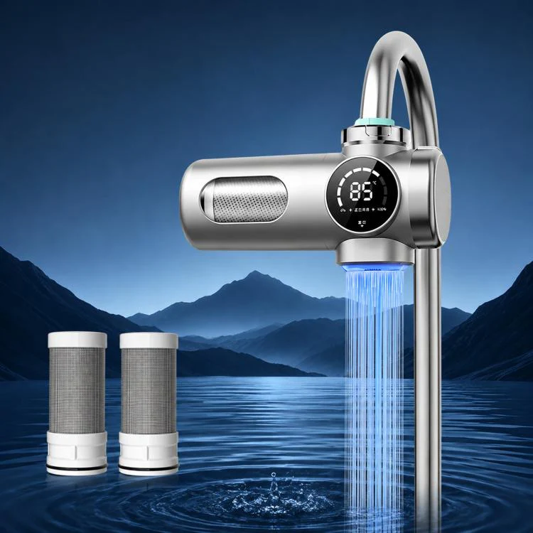 Detachable Washable Smart Water Purifier Faucet with Filter Cartridge, Style:1 Device + 2 Chips
