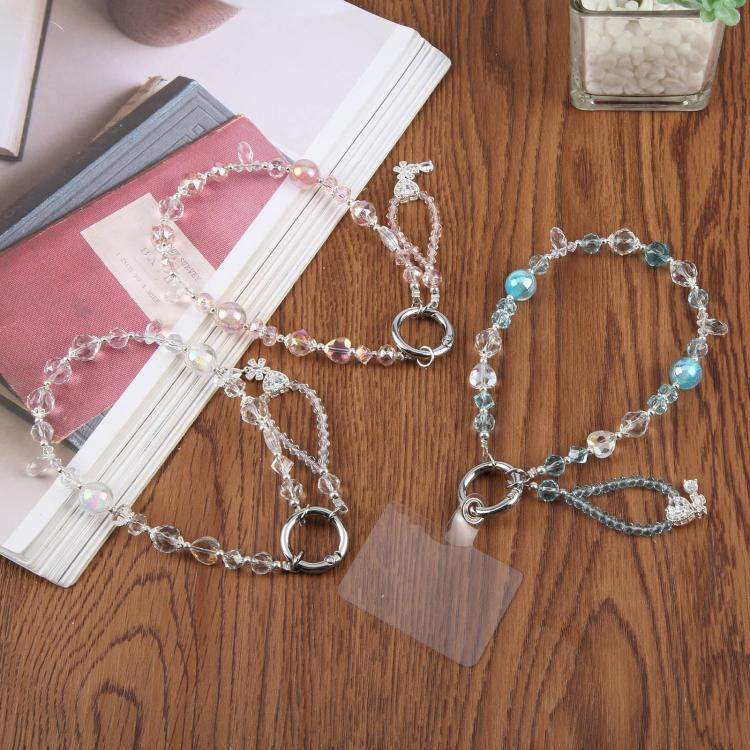 Diamond Heart Bow Phone Strap(Pink) - Image 2