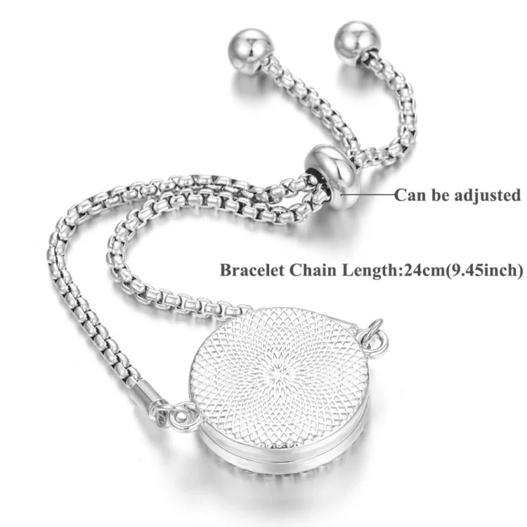 Diamond Hollow Bracelet Removable Perfume Diffuser Bracelet, Color: 26 - Image 5