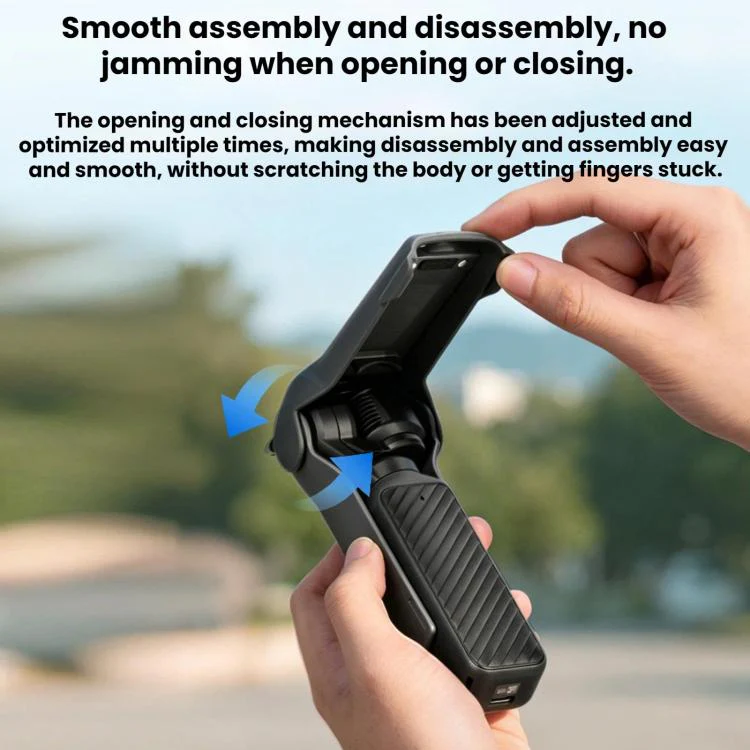 DJI Osmo Pocket 4 / 3 BRDRC Lens Screen Filter Storage Protective Case(Graphite Gray) - Image 10