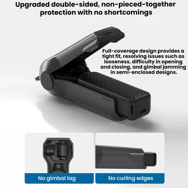 DJI Osmo Pocket 4 / 3 BRDRC Lens Screen Filter Storage Protective Case(Graphite Gray) - Image 5