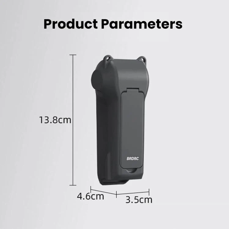DJI Osmo Pocket 4 / 3 BRDRC Lens Screen Filter Storage Protective Case(Light Cherry Blossom Pink) - Image 3