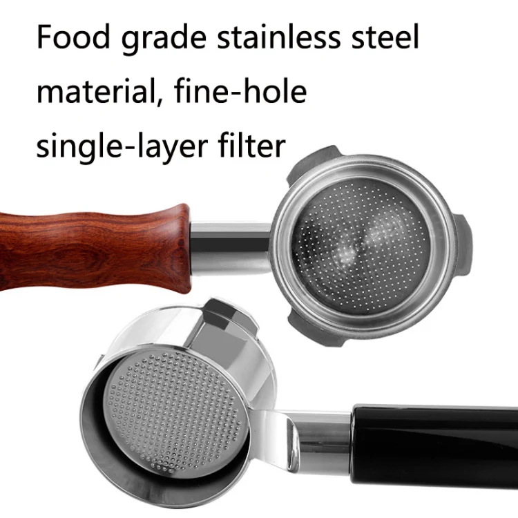 DL-1 Zinc Alloy Coffee Maker Bottomless Handle For Dongling, Style: Black Rosewood - Image 5