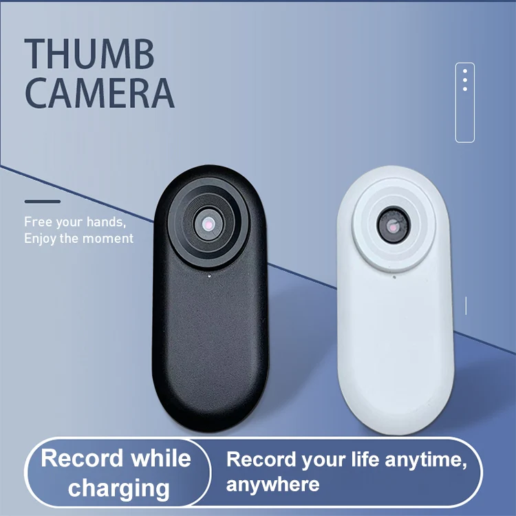 DM-10 Mini Thumb Action Camera with Charging Case (Black) - Image 2