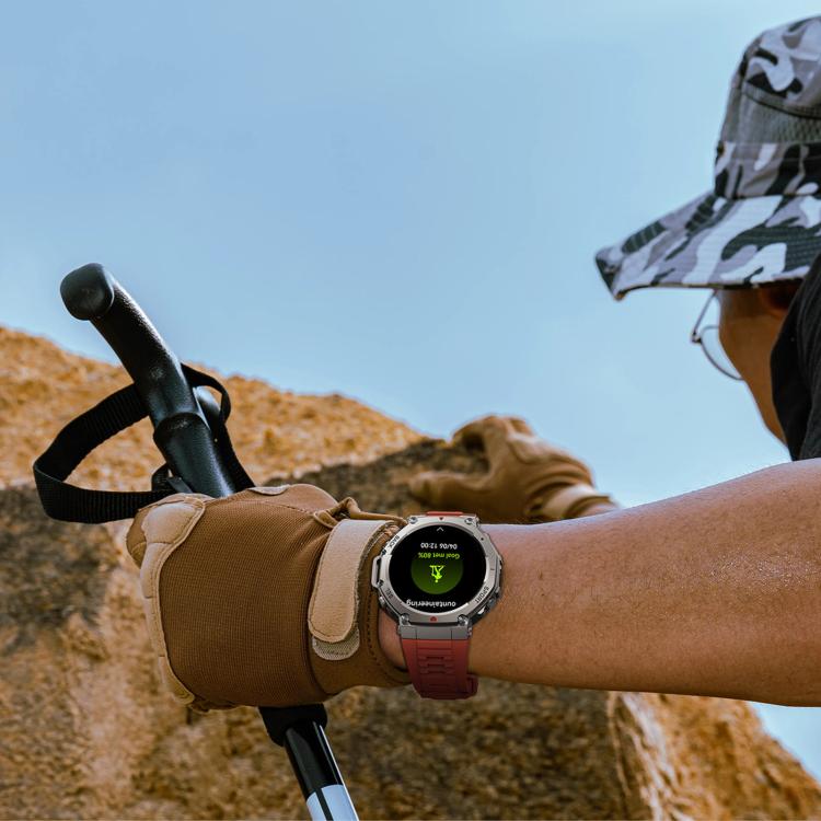 DM58 1.43 Inch AMOLED Screen GPS Smart Watch 5ATM Waterproof Sports Watch(Black) - Image 8