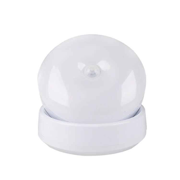 DMK-6PL Kitchen Cabinet Body Infrared Sensing Lamp, Style: Rotate Battery(Warm Yellow Light) - Image 2