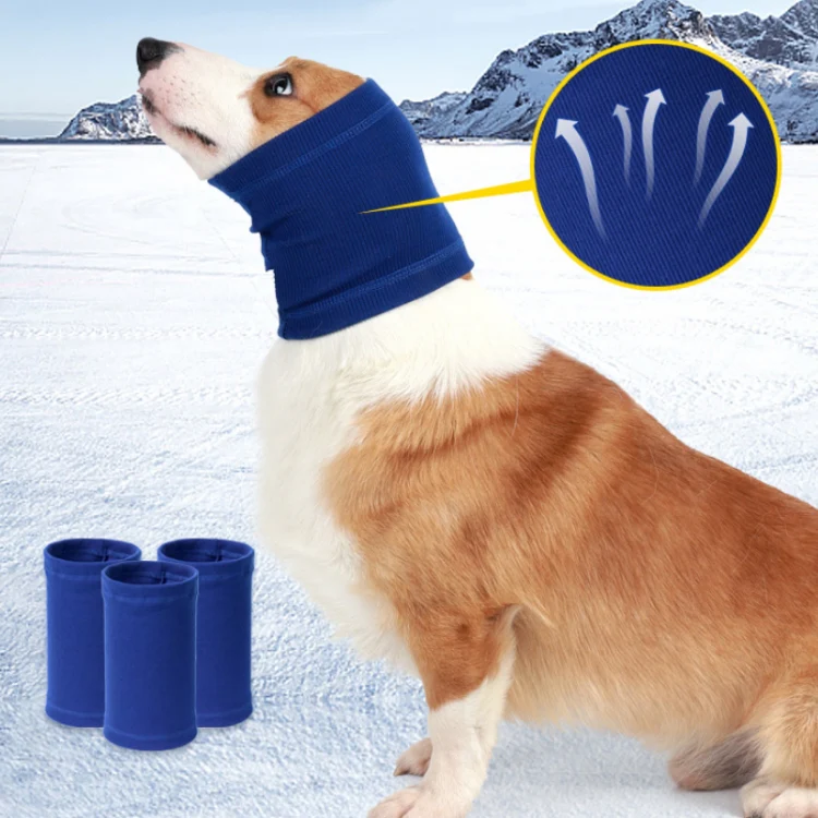Dog Comforting Headgear Pet Scare Prevention Headscarf, Specification: S(Grey) - Image 6