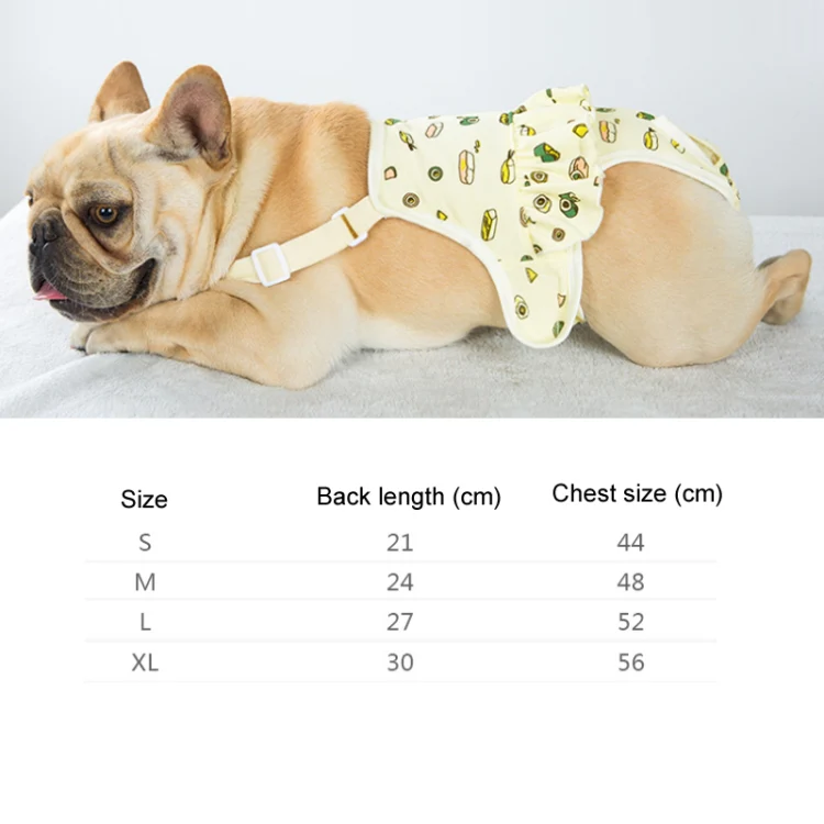 Dog Menstrual Pants Anti-harassment Menstrual Washable Sanitary Pants, Size: L(Yellow) - Image 7