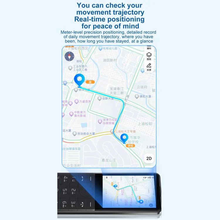 DOOV R17 / F22 Keypad Phone, 3GB+32GB, 2.8 inch Android 13 Mediatek MT6762 Octa Core, Network: 4G (Black) - Image 8