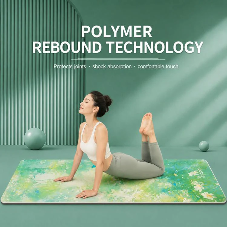 Double-Sided Anti-Slip Texture Thickened Soundproof Yoga Mat(Moose Fairy Tale) - Image 6