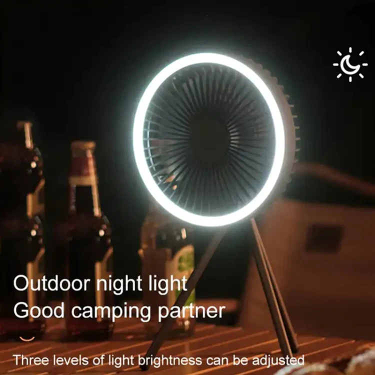 DQ212 10000mAh Outdoor Portable Camping Fan Tent Hanging Vertical Light(White) - Image 5