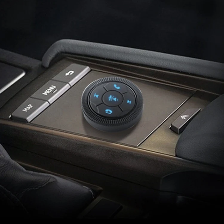 DQX-999A Multifunctional Steering Wheel Button Controller Car DVD Screen Wireless Remote Control (Black) - Image 9