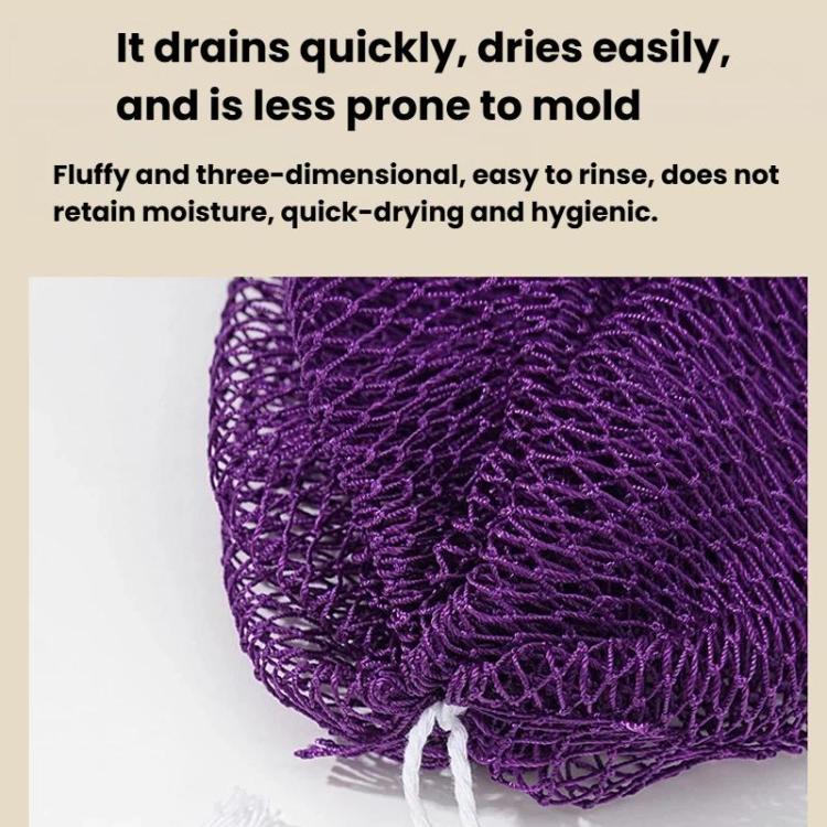 Drawstring Long Nylon Bath Towel High Elastic Exfoliating Sauna Towel(Coffee) - Image 6