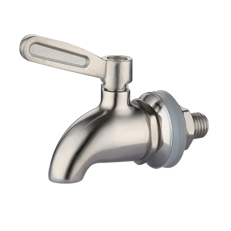 Drink Dispenser Beverage Wine Barrel Tap Spigot Stainless Steel Coffee Juice Faucet - Image 2