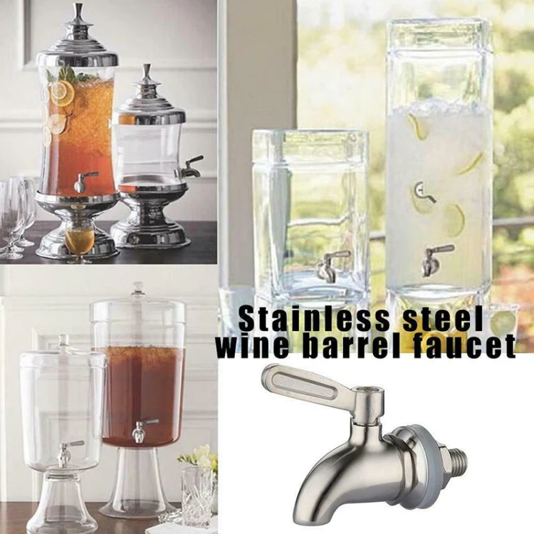 Drink Dispenser Beverage Wine Barrel Tap Spigot Stainless Steel Coffee Juice Faucet - Image 10