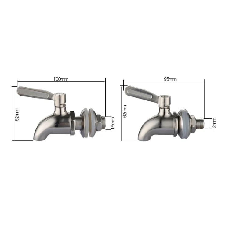 Drink Dispenser Beverage Wine Barrel Tap Spigot Stainless Steel Coffee Juice Faucet - Image 5