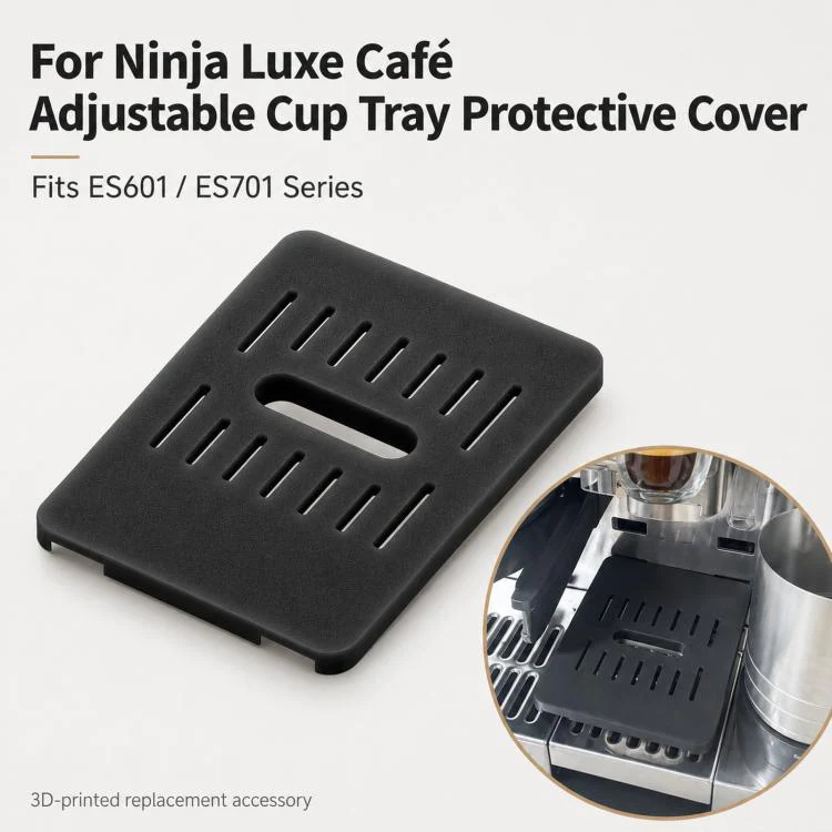 Drip Tray Protective Cover For Ninja Luxe Cafe Premier Series ES601 ES701 Cup Holder Protector(Black)