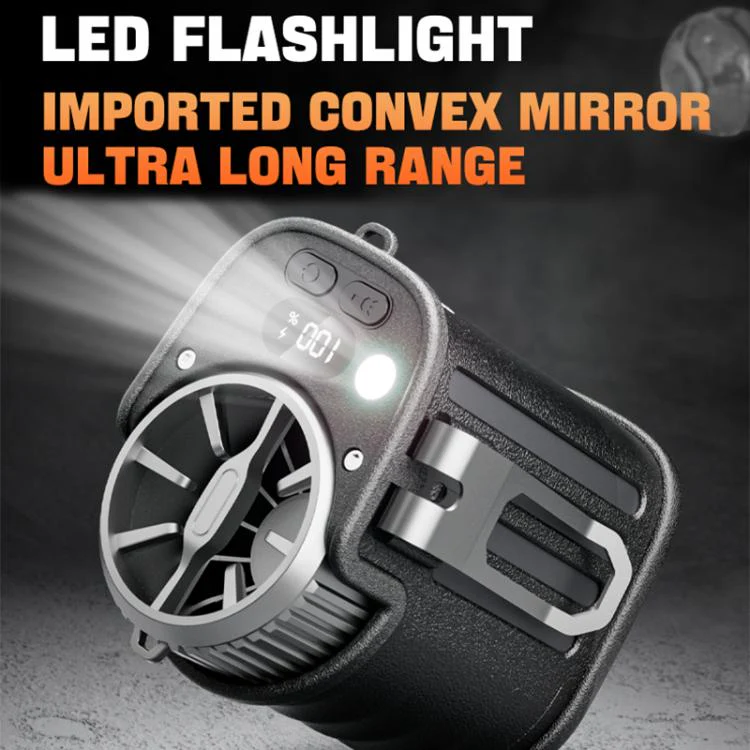 DSF110 High Speed ??Motor Waist Fan with LED Light(Military Green) - Image 13