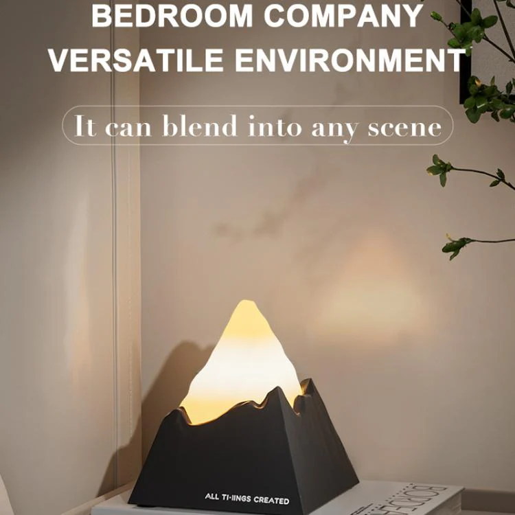 DSX010 Mini Volcano Aroma Diffuser Night Light(Black) - Image 10