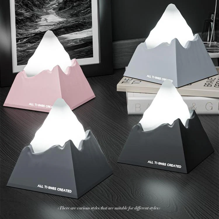 DSX010 Mini Volcano Aroma Diffuser Night Light(Black) - Image 12