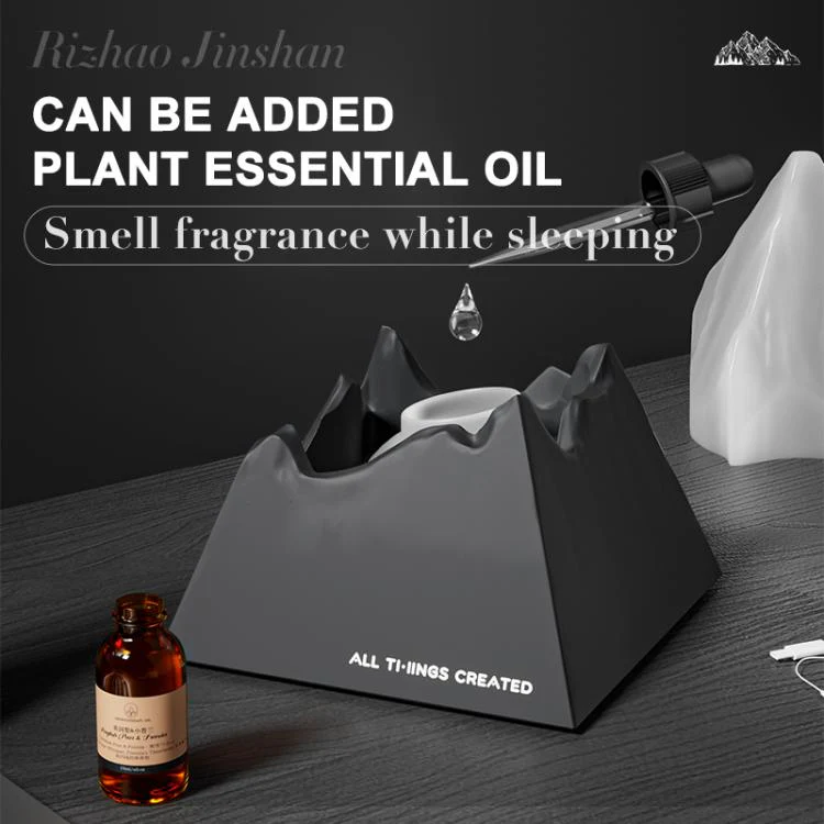 DSX010 Mini Volcano Aroma Diffuser Night Light(Pink) - Image 7