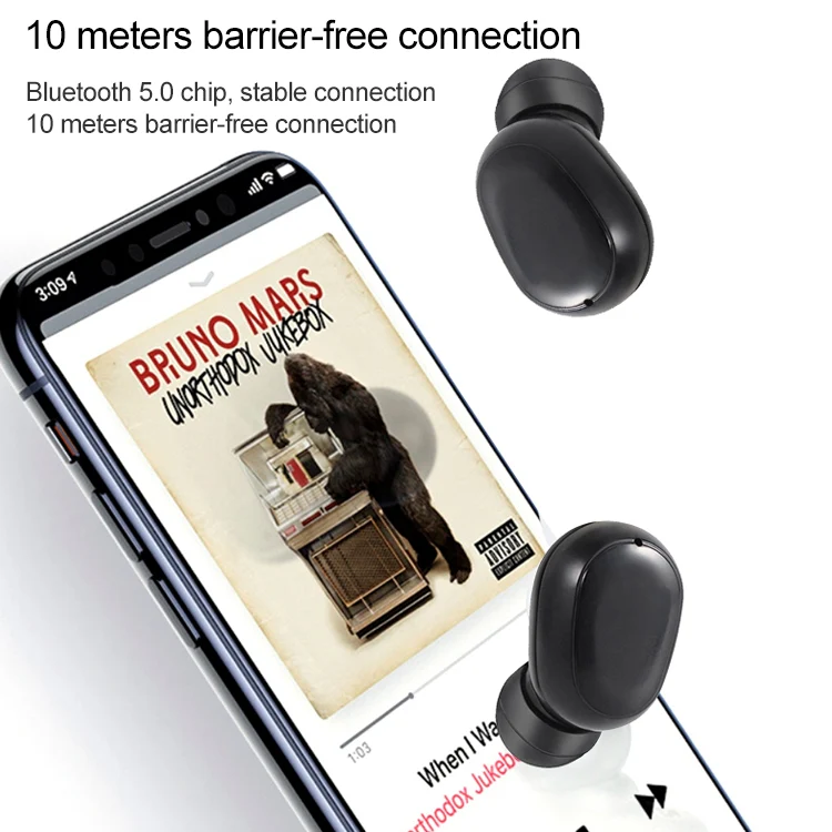 DT-14 Wireless Two Ear Bluetooth Headset Supports Touch & Smart Magnetic Charging & Power On Automatic Pairing(White) - Image 4