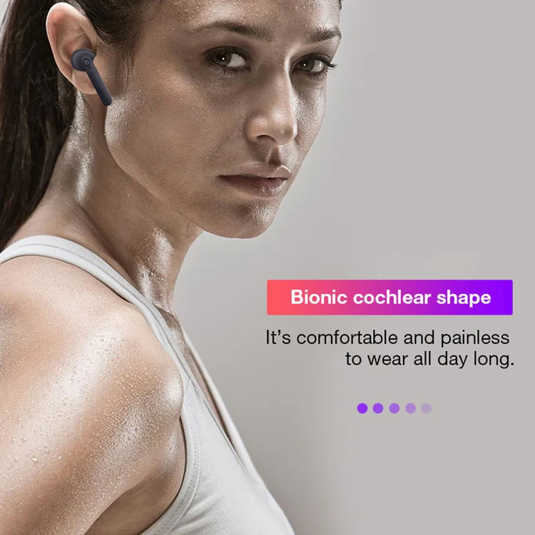 DT-5 IPX Waterproof Bluetooth 5.0 Wireless Bluetooth Earphone with Magnetic Charging Box, Support Call & Power Bank Function(Pink) - Image 7