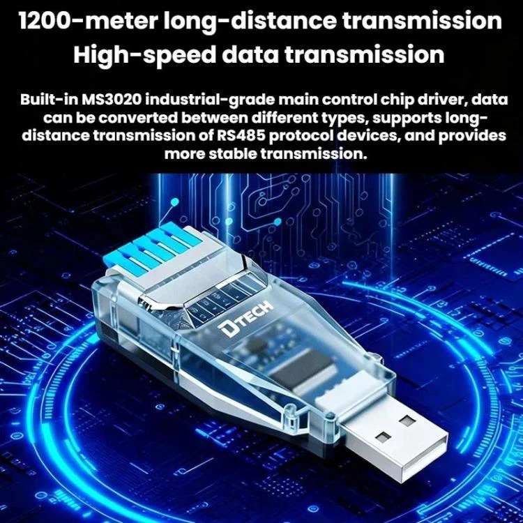 DTECH USB To RS485 Push-Button Serial Port Module, Specifications: RS232/485 FTDI Chip IOT5091 - Image 10