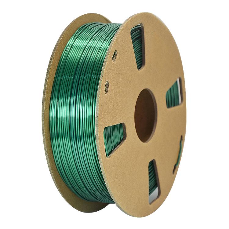 Dual Color Silk PLA Filament 1.75mm 1kg Spool Magic Color Shifting Shiny Metallic 3D Printing Material(Deep Blue+Deep Green)