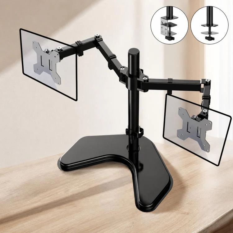 Dual-Screen LCD Monitor Telescopic Rotating Dual-Arm Stand(ZX-MT022N) - Image 9
