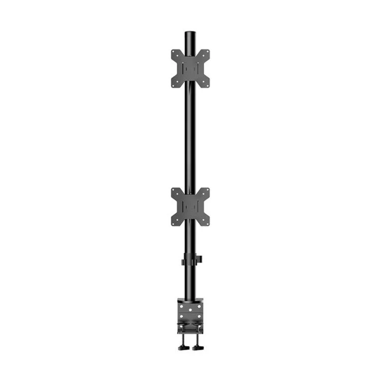 Dual-screen Monitor Mount No-drill Rotating Stand Height Adjustable Base(ZX-MT028) - Image 2