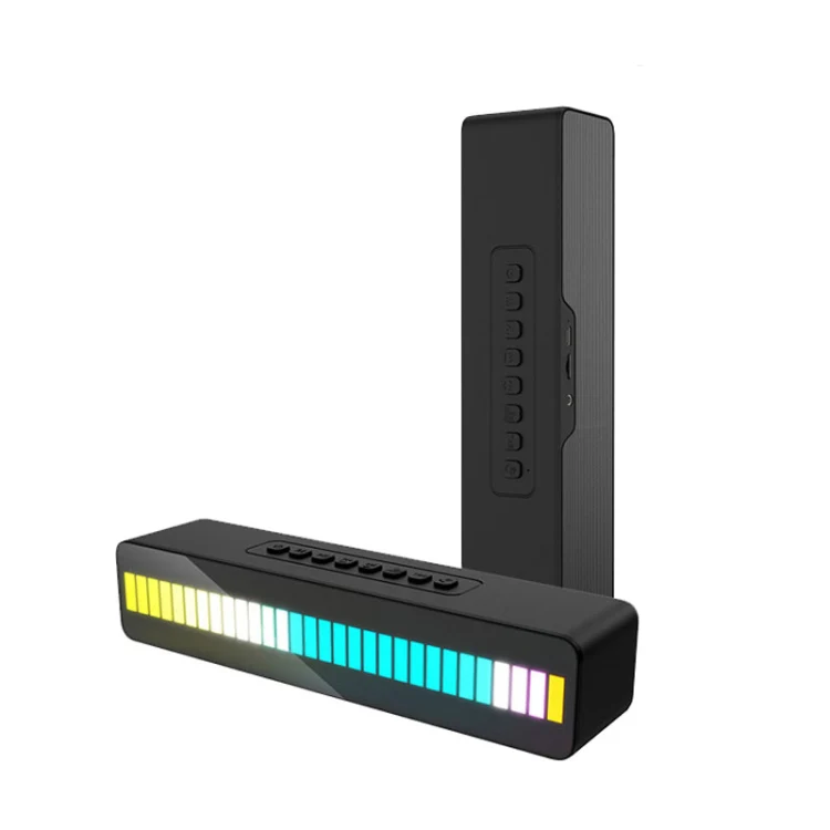Duosi M8 LED Pickup Rhythm Ambient Light Multi-function TWS Bluetooth Speaker Bar(Black) - Image 2