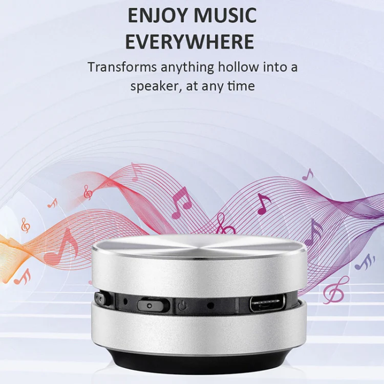 DuraMOBI Hummingbird Black Technology Bone Conduction Wireless Speaker Portable Small Audio(Silver) - Image 4