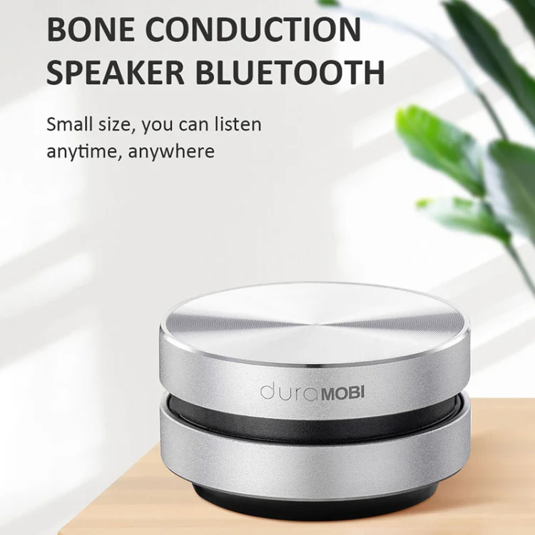 DuraMOBI Hummingbird Black Technology Bone Conduction Wireless Speaker Portable Small Audio(Silver) - Image 5