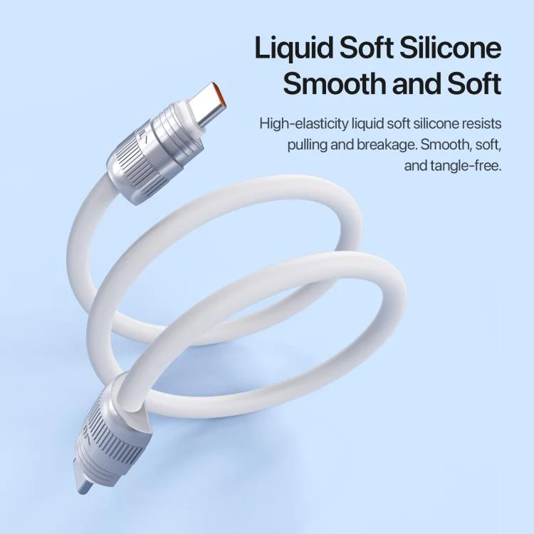 DUX DUCIS LCBA Series 60W Type-C to Type-C Lanyard Fast Charging Data Cable, Length: 30cm(White) - Image 10