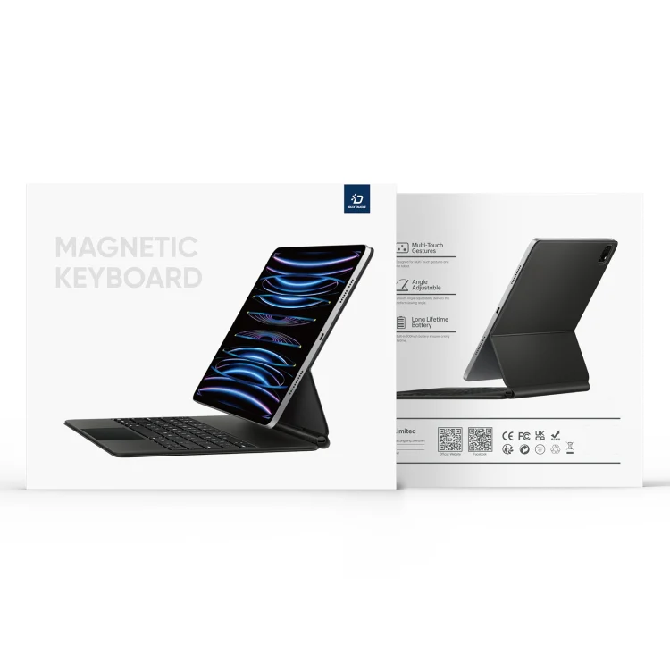 DUX DUCIS MK Series Floating Magnetic Keyboard Tablet Leather Case For iPad Pro 11 2024(Black) - Image 11