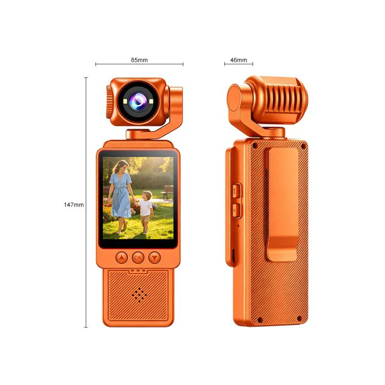 DV09 4K WiFi 1.54 inch HD Screen Action Camera(Orange) - Image 4