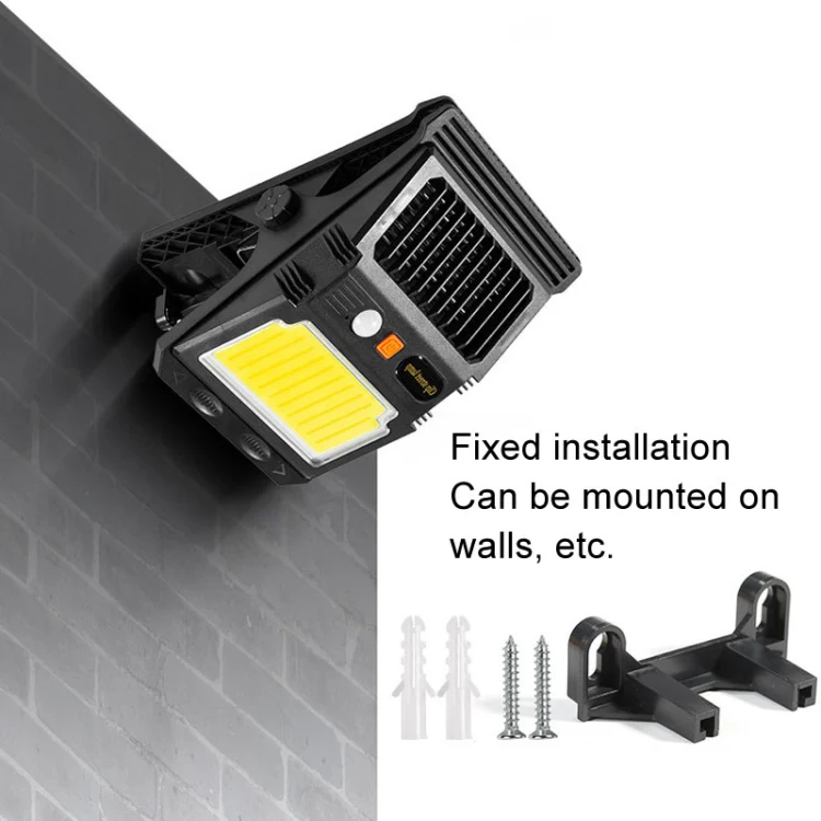 E-SMARTER W7105-2 COB Solar Wall Lamp With Clip Mosquito Killer Lamp Portable Body Sensor Outdoor Garden Light - Image 9