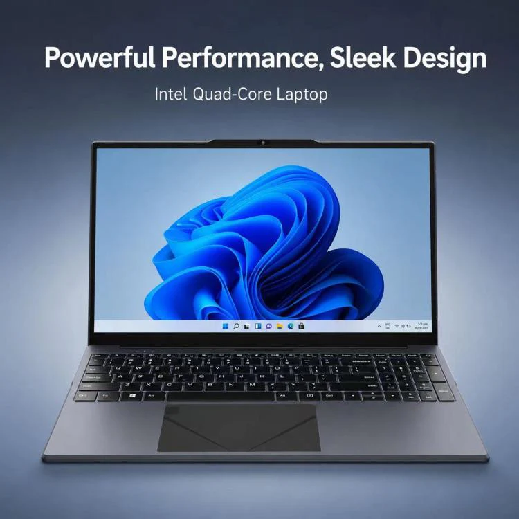 E157 15.6 inch Lightweight Laptop, 8GB+256GB, Windows 11 Intel Alder Lake N100 Quad Core, US Plug - Image 7