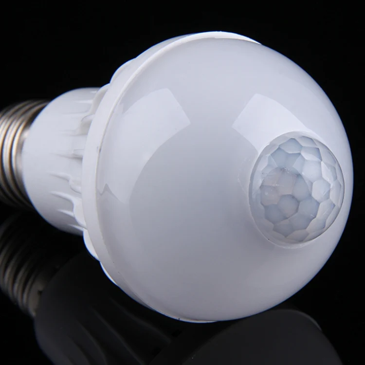 E27 9W Infrared Motion Sensor LED Light Bulb, Sensor Distance: 4-6m, AC 85-265V - Image 5
