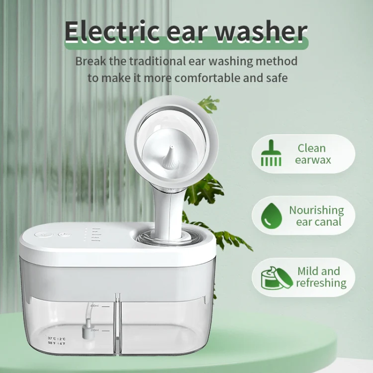 E3 3.7V TPE Electric Ear Washer(White) - Image 4
