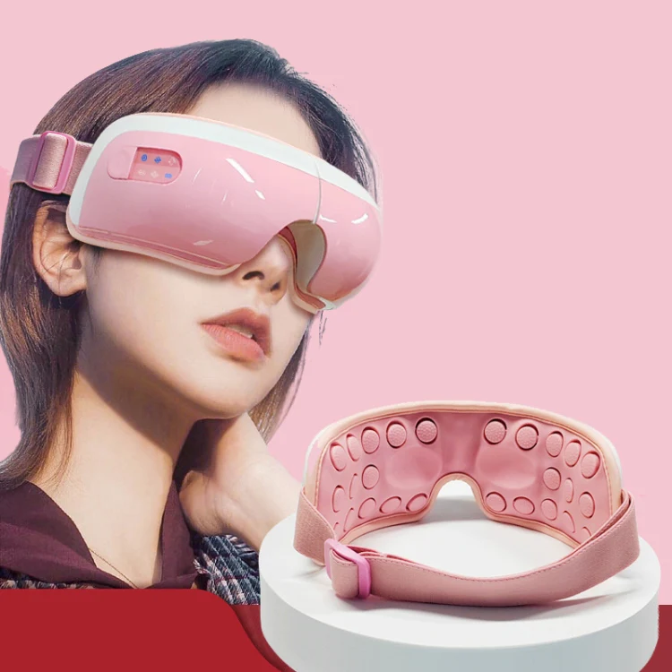 E5 Plus 26 Points Intelligent Eye Massager Adjustable Airbag Hot Compress Eye Protection Device(Black) - Image 2