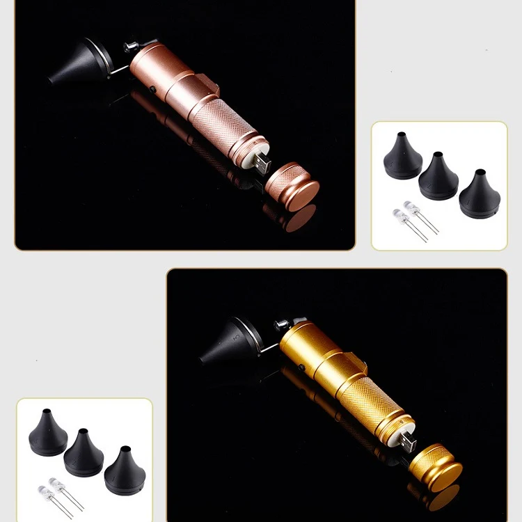Ear Cleaning Hand Lamp USB Charging Otoscope(Rose Gold) - Image 2