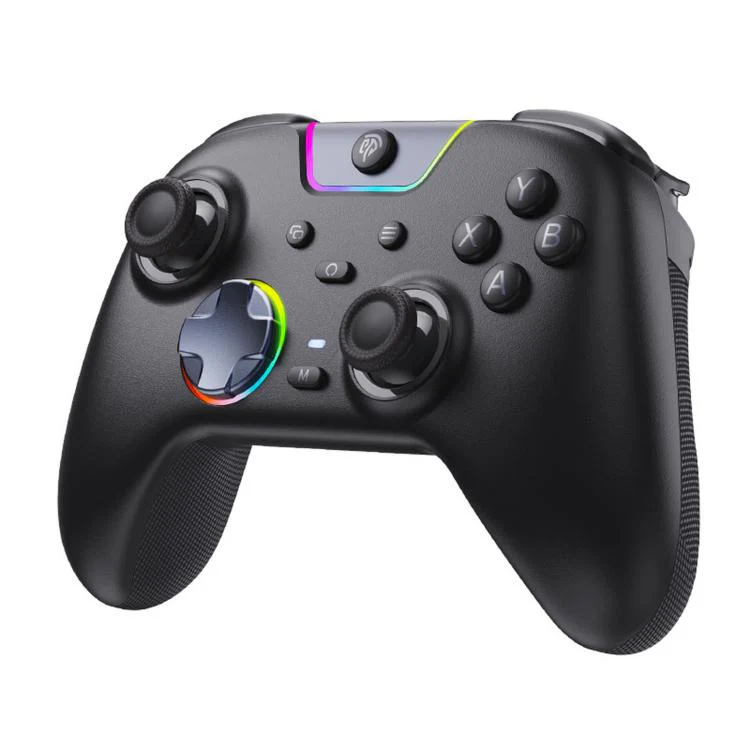 EasySMX X05Pro Wireless PC Gaming Controller Tri-Mode Hall Effect Gamepad with Dual-Stage Triggers & Silent Buttons for PC & Switch Black