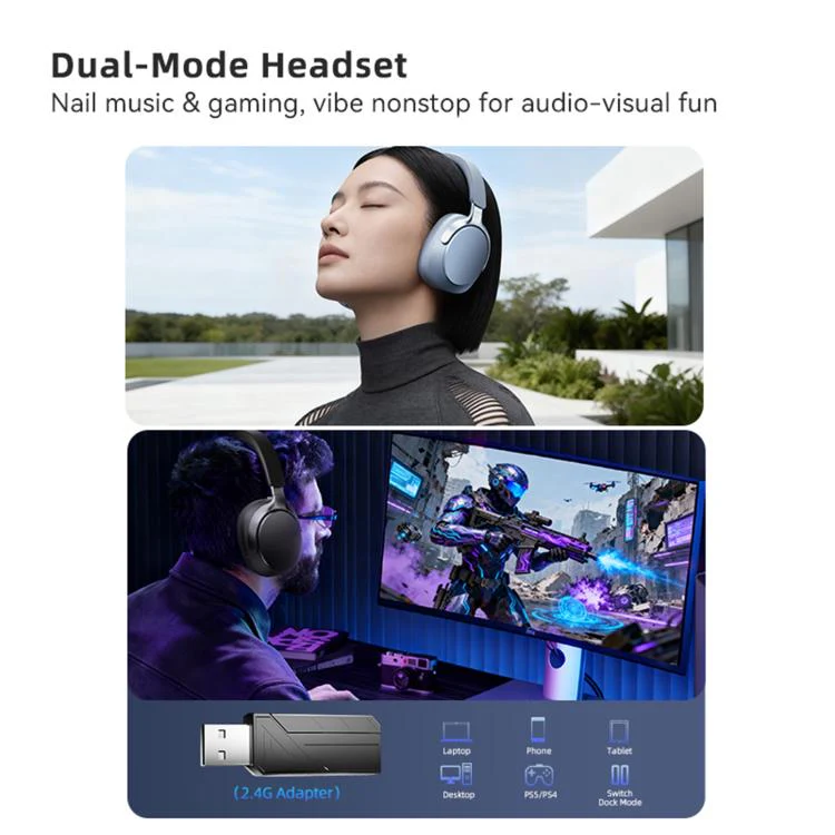 EL-GT5 Noise Reduction Over-Ear Bluetooth Earphone(Black) - Image 5